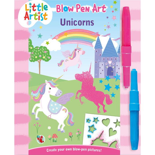 Little Artists - Blow Pen Art - Unicorns