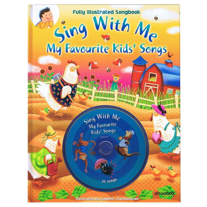 Load image into Gallery viewer, Sing With Me Fully Illustrated Songbook - My Favourite Kids&#39; Songs with Audio Cd
