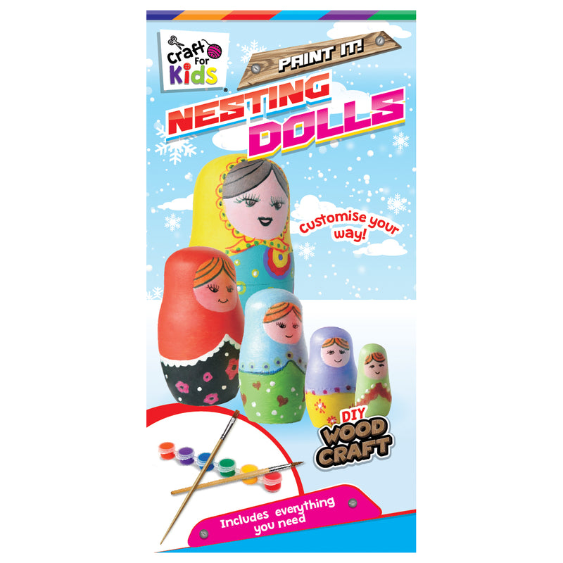 Load image into Gallery viewer, Paint Your Own Wooden Nesting Dolls - view 5
