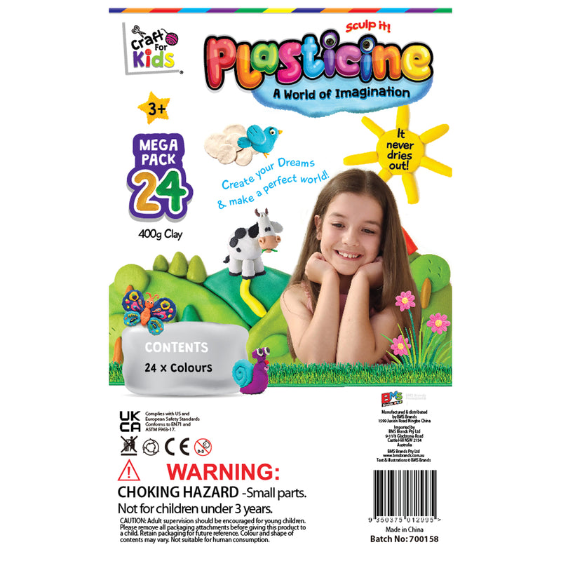 Load image into Gallery viewer, Plasticine Mega Pack 24 Colours - view 3
