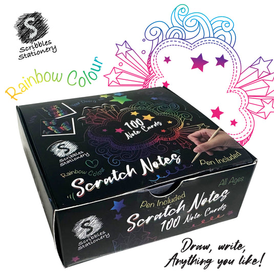 Rainbow Scratch Notes - view 4