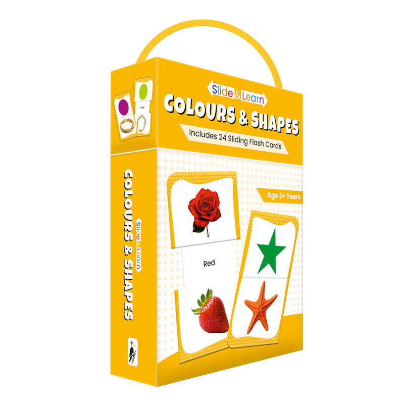 Load image into Gallery viewer, Slide &amp; Learn Flash cards - Colours and Shapes - view 3
