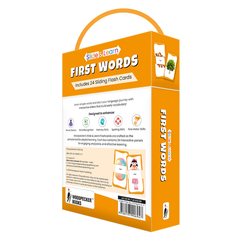 Load image into Gallery viewer, Slide &amp; Learn Flash cards - First Words - view 4
