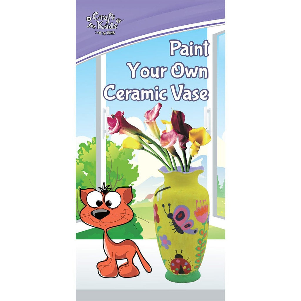 Paint Your Own Ceramic Vase - Craft Kits - Daves Deals