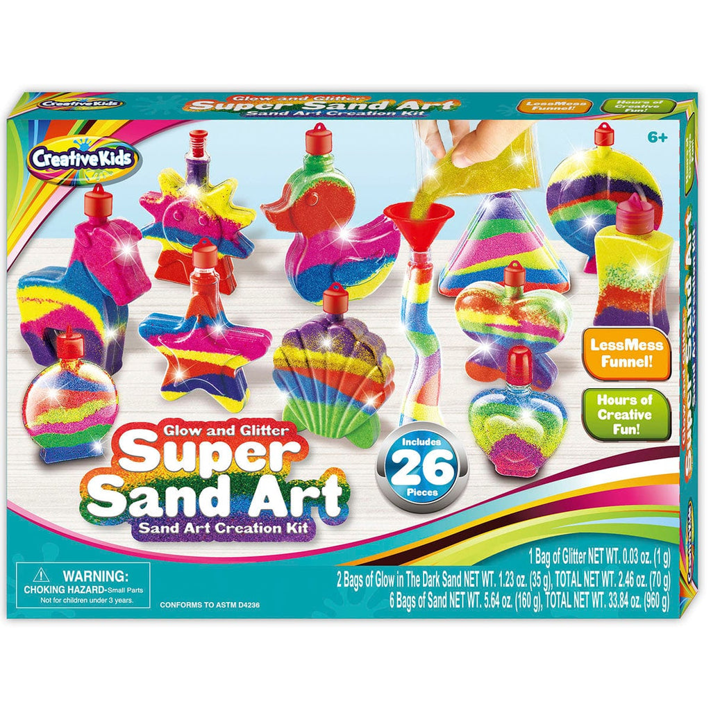 Glow & Glitter Sand Art - Craft Kits - Daves Deals