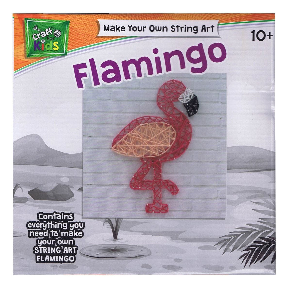 Make Your Own String Art Flamingo - Craft Kits - Daves Deals