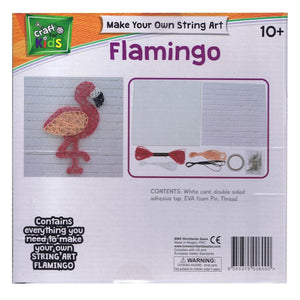 Make Your Own String Art Flamingo - Craft Kits - Daves Deals