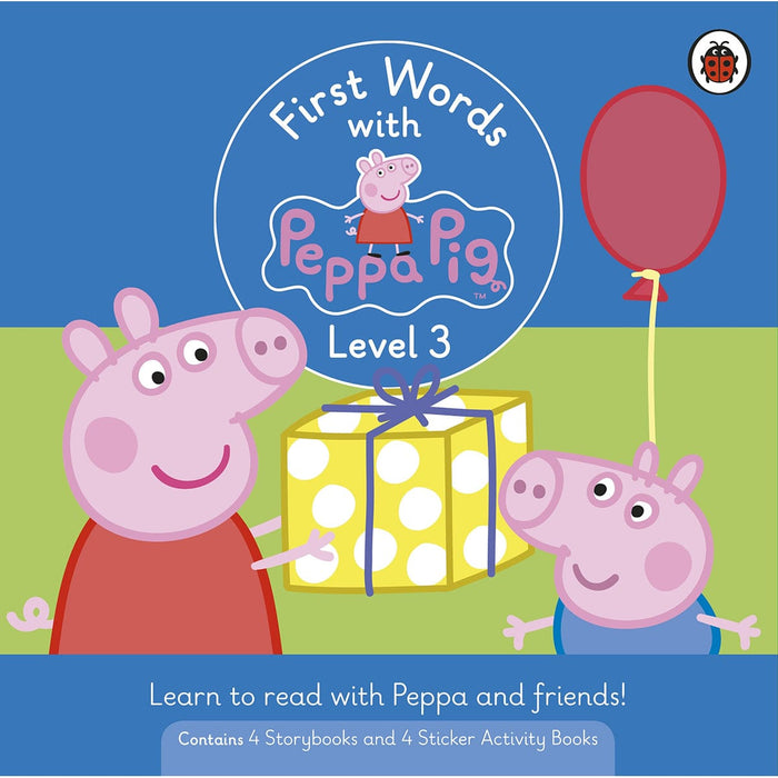First Words With Peppa Level 3 Box Set - 8 Copy Box Set