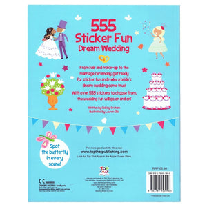 555 Sticker Fun Dream Wedding - Books - Daves Deals