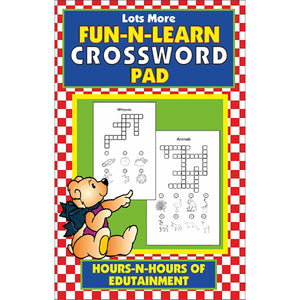 Fun-N-Learn Lots More Crossword Pad - Books - Daves Deals